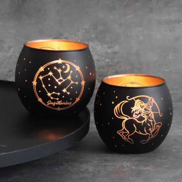 Zodiac Teelichthalter